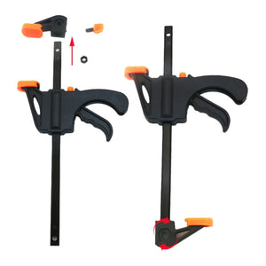 Pack of 2pc Quick Positioning Splicing Board Fixed Clip Clamp Woodworking Tool