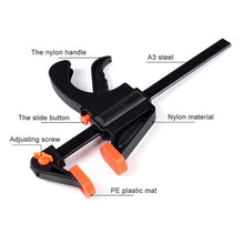 Load image into Gallery viewer, Pack of 2pc Quick Positioning Splicing Board Fixed Clip Clamp Woodworking Tool