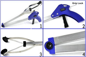 Aluminum Garbage Pickup / Gripper Tool for Long Reach Objects