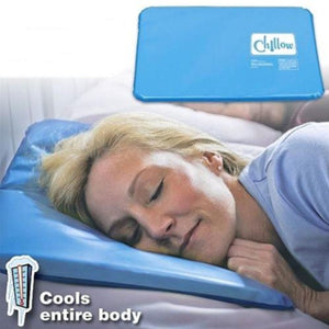 Chillow Cooling Pillow Therapy Insert Sleeping Aid Pad Mat Muscle Relief Pillow