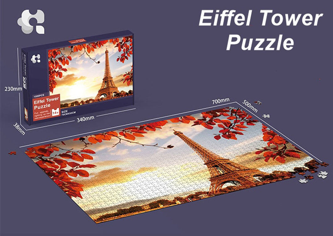 Jigsaw Puzzle 1000pc Famous Landmark Family Kids Educational Toy Gift Set / Jigsaw Puzzle 1000pc Famous Landmark Family Kids Ensemble-cadeau de jouet éducatif