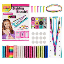 Load image into Gallery viewer, Kids DIY Braiding Bracelet Handmake Design Arts Crafts Kit