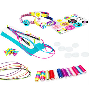 Kids DIY Braiding Bracelet Handmake Design Arts Crafts Kit