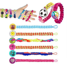 Load image into Gallery viewer, Kids DIY Braiding Bracelet Handmake Design Arts Crafts Kit